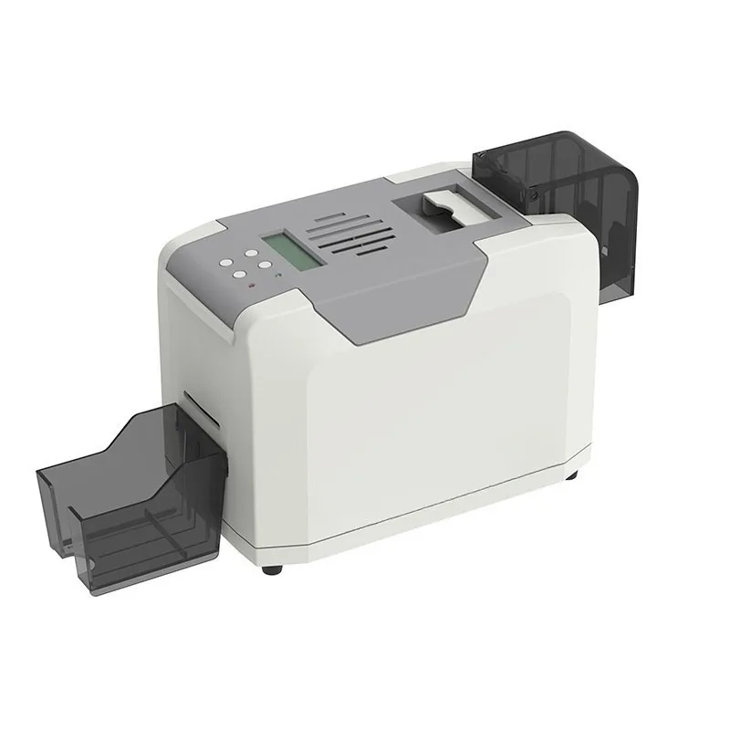 

Portable Manual Double Sided Card Printing Machine ID Badge Tag Membership Warranty Dental Denture Card Maker PVC Credential