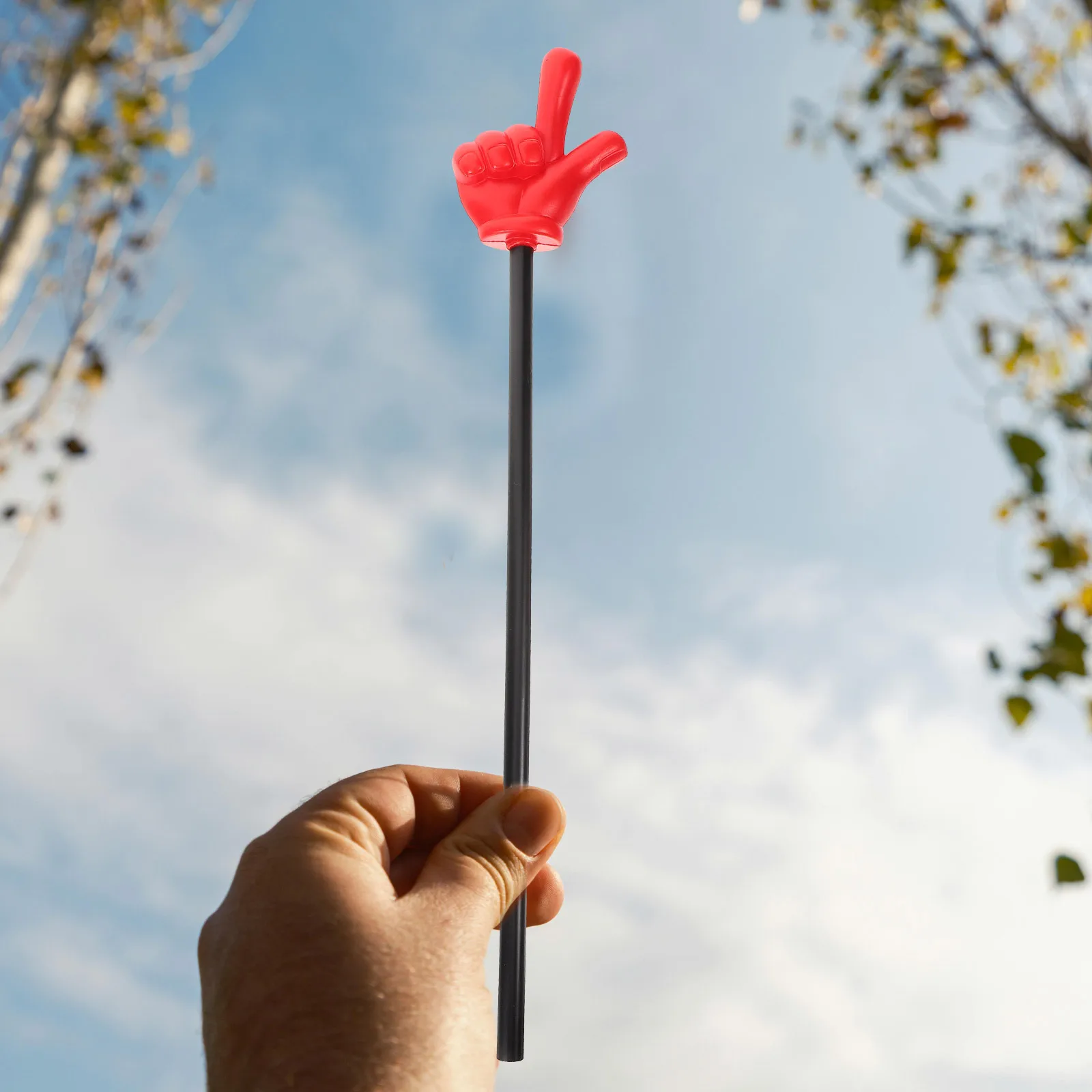 

Hand Pointer Stick Thumb Funny Finger Pointers Bright LED Red for Party Classroom Presentation Decoration 's