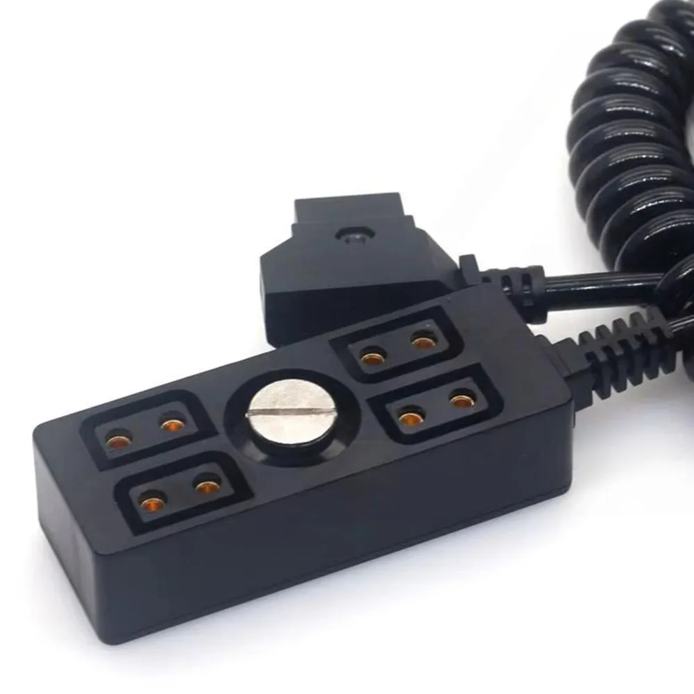 LXYB18B Camera Power D-TAP To 4D-Tap Splitter Three Way D-TAP Distributor Dtap D-TAP Adapter 1/4 Inch Screw