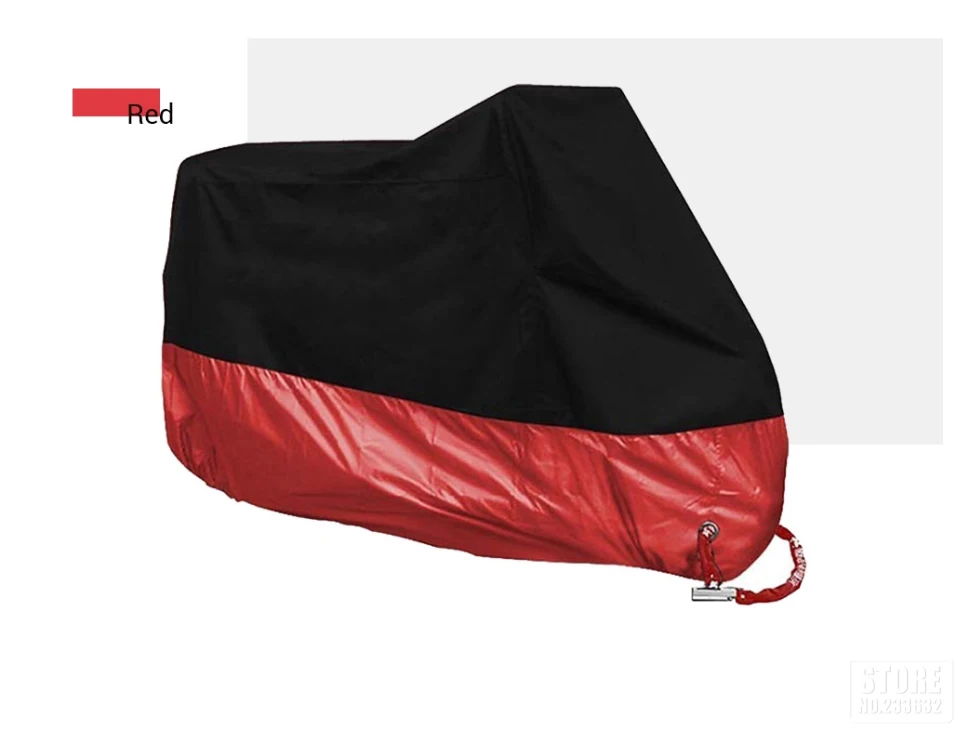 Neue Motorrad Abdeckung Funda Moto Regen Abdeckung Wasserdicht Staubdicht UV Schutzhülle Mantel Indoor Outdoor Motorrad Roller Abdeckung – Detail 19