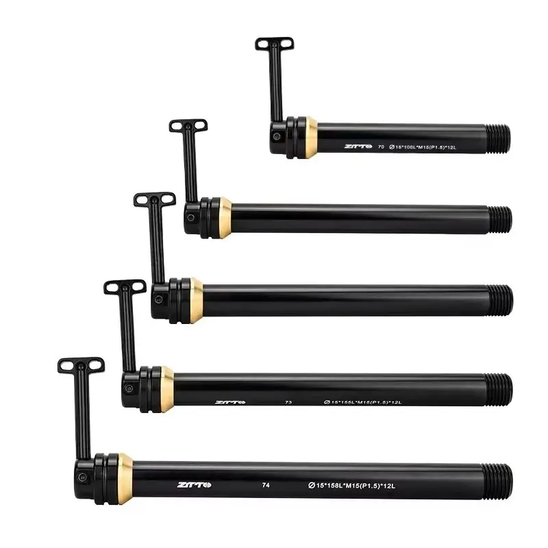 AliExpress ZTTO Hidden Lever Thru Axle MTB Bicycle Aluminum Alloy Front Rear Hub Fork Shaft Wheel Skewer