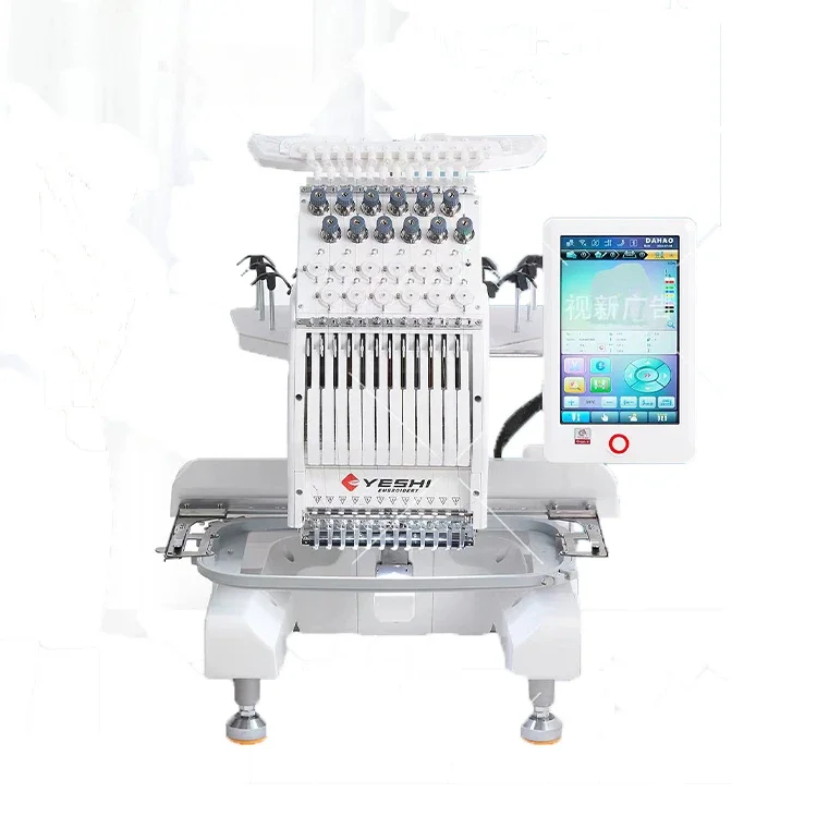 5 years warranty Free training Yeshi  Automatic Computerized small Embroidery Machine Mini High Quality Cheaper Home Available