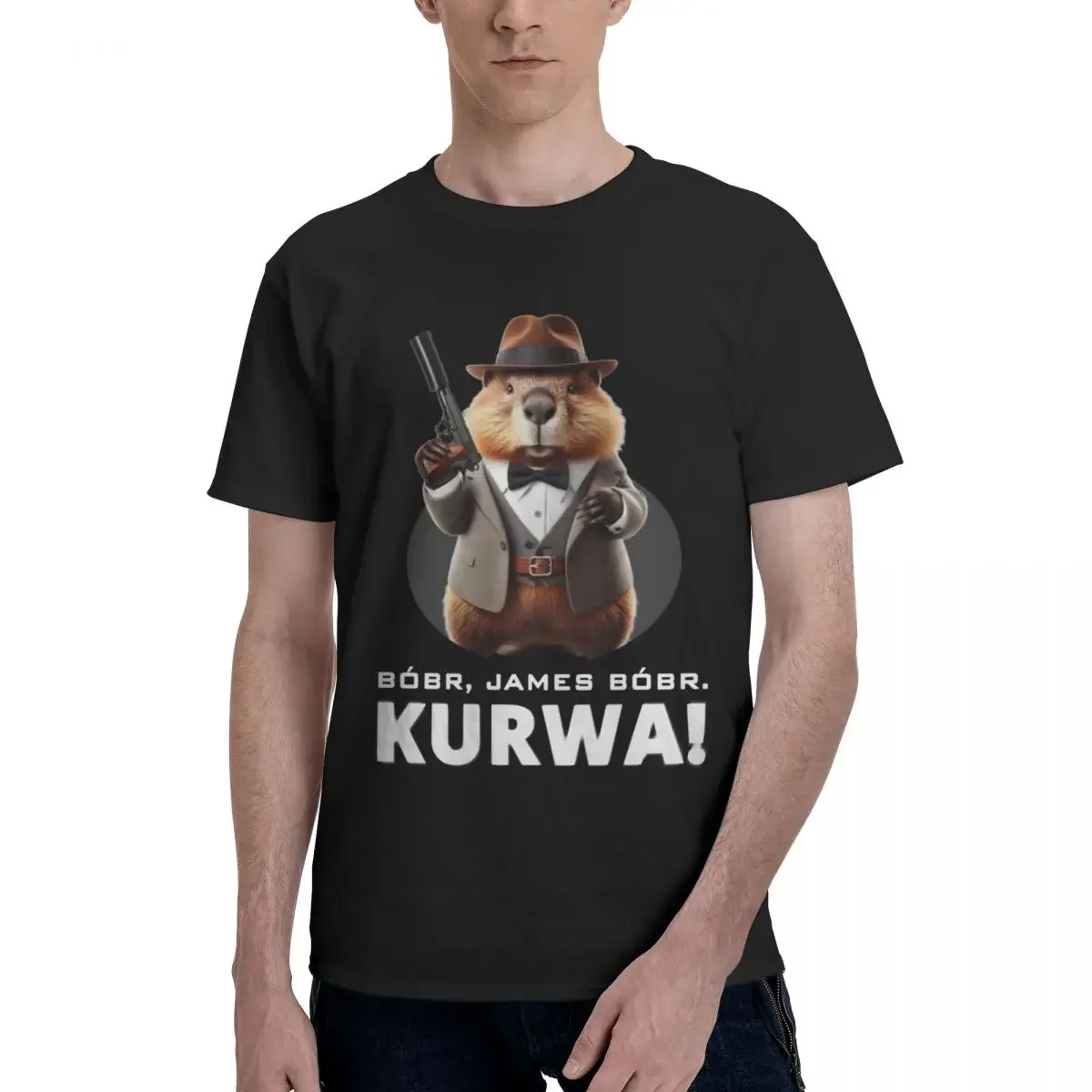 James Bobr Kurwa Bober Beaver Meme T Shirt Customized Summer Men Women T Shirt Graphic Y2K Clothing