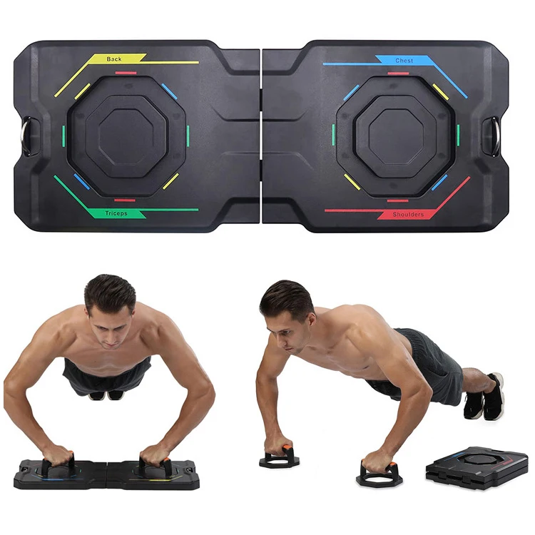

New Multi-Functional Foldable Push Up Board Pushup Fitness Home Gym Workout Equipment