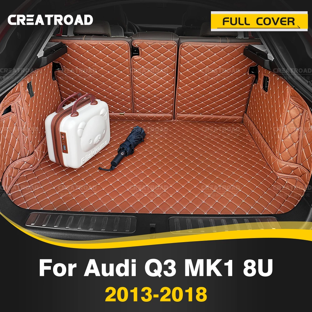 

CREATROAD для Audi Q3 MK1 8U 2013-2018 2017, авто полное покрытие, коврик для багажника, автомобильный защитный коврик, грузовой вкладыш, аксессуары для интерьера