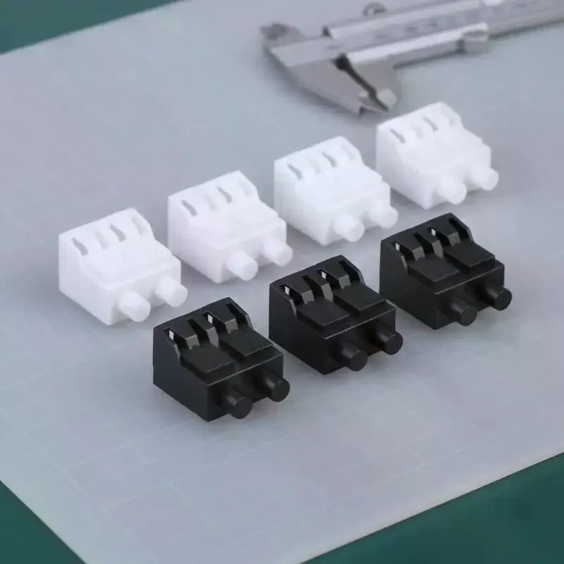 LC Duplex Fiber Connector Dust Cap Precise Size Protective Cover 10/50Pcs for Optical Equipment Storage Protection