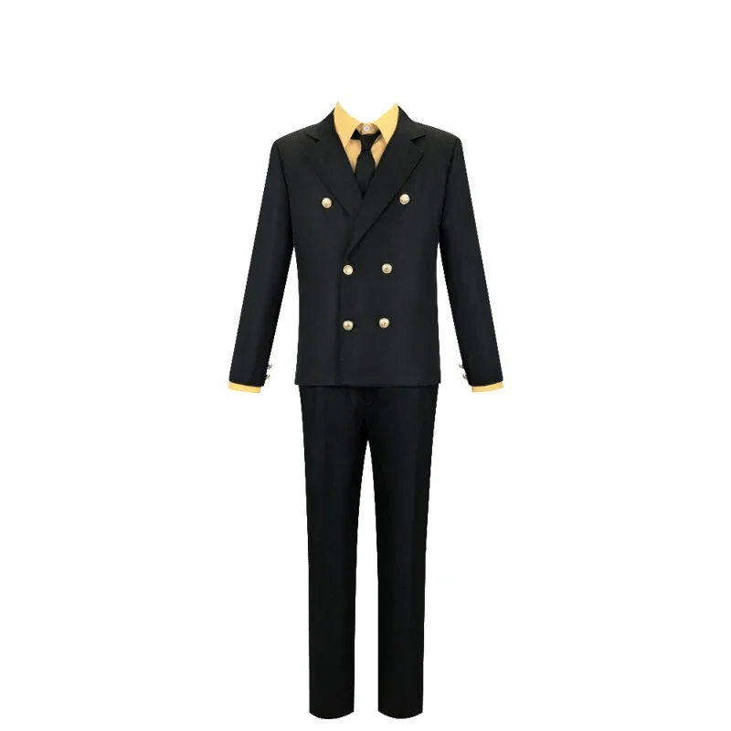 Conjunto de cosplay de traje de hombre Sanji Sanji amarillo y azul, disfraz de anime 2D