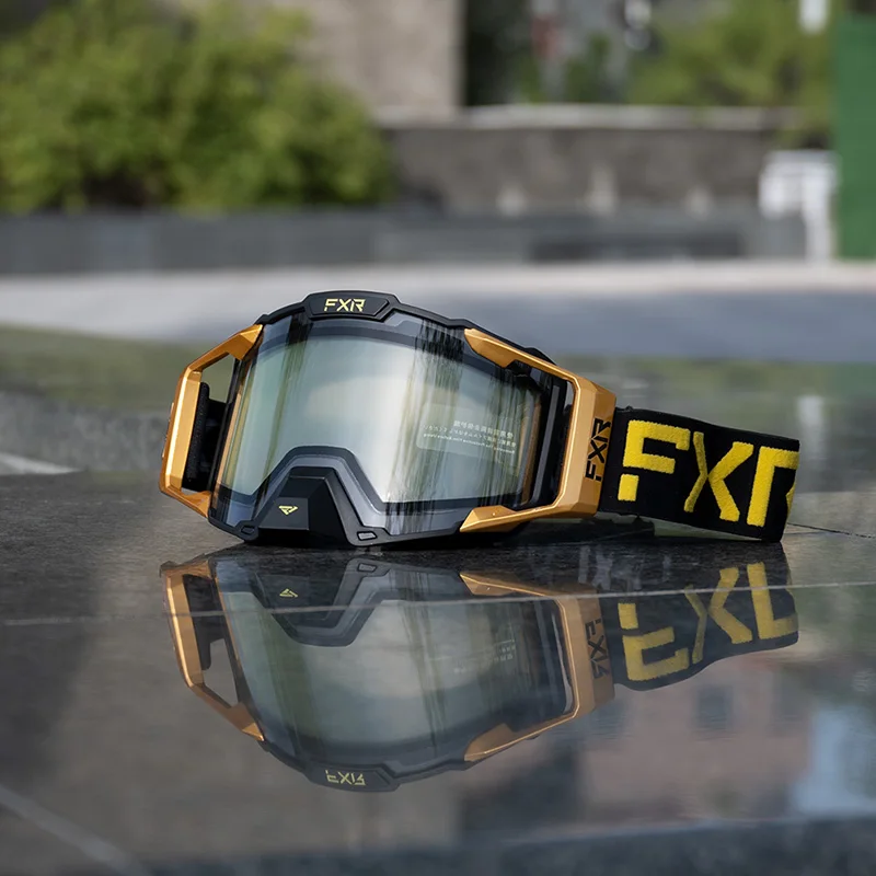 Neue FXR Motocross-Brille Motorrad-Sonnenbrille für Herren Winddicht Beschlagfrei Schutzbrille für Skifahren Radfahren Rennfahren MTB ATV Offroad-Brille