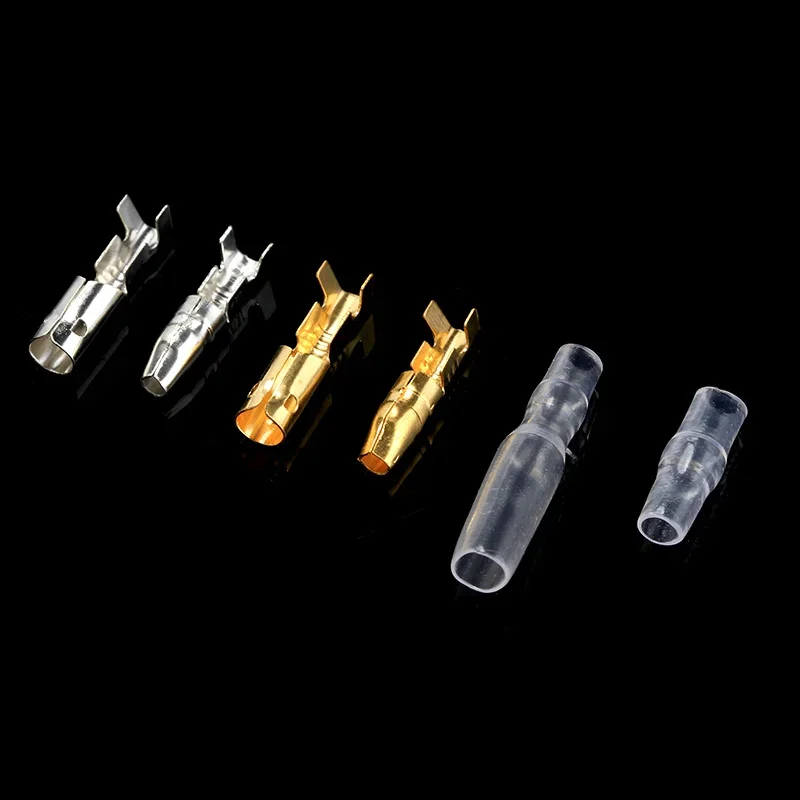 240Pcs 3.5mm/320Pcs 4mm Car Auto Motorcycle Bullet Terminal Male Female Wire Bullet Crimp Connectors Terminal +Insulation Sheath