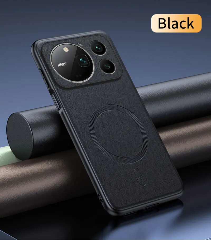 Hülle für Honor Magic 9 Pro Max, magnetische Leder-Schutzhülle, Anti-Fingerabdruck, rutschfest, PC+TPU – Detail 20