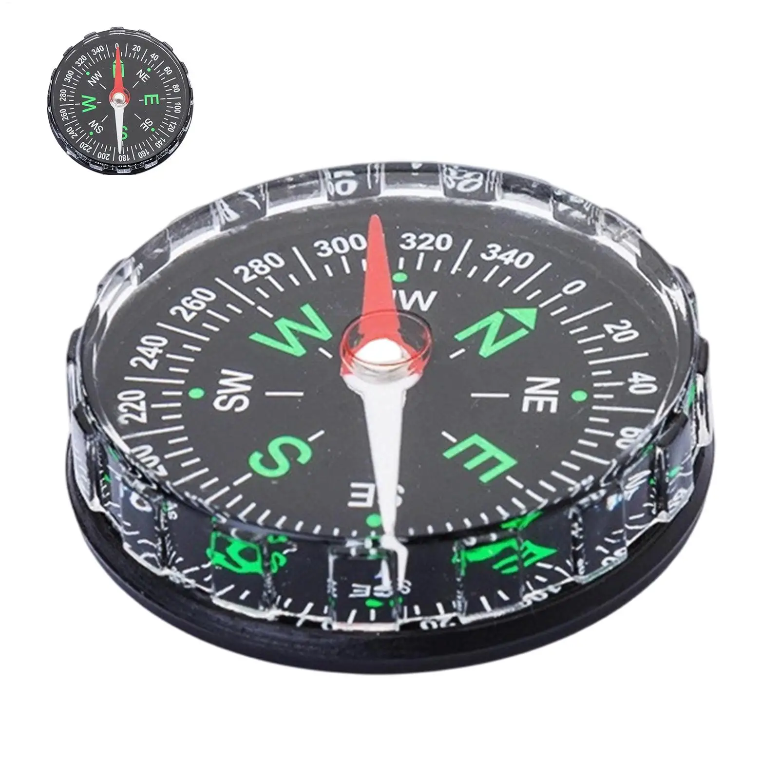 Precise Waterproof Multifunctional Hiking Compass Portable Navigation Instrument for Outdoor Survival Mountaineering Boating