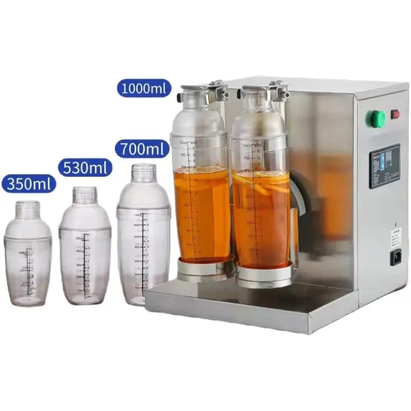 Portle Double Cup Bubble Shaker Automatic Commercial Use Beverage Wine Equipment Boba Milk hine