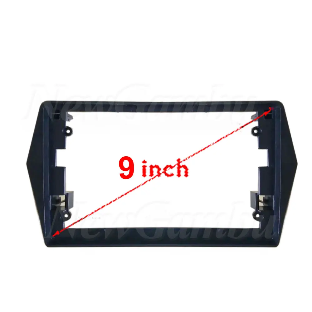 9 inch For Brilliance Jinbei X30 T30 T32 2013-2014 Frame Dash Trim Kits Facia Panel  Radio Player screen 2 Din