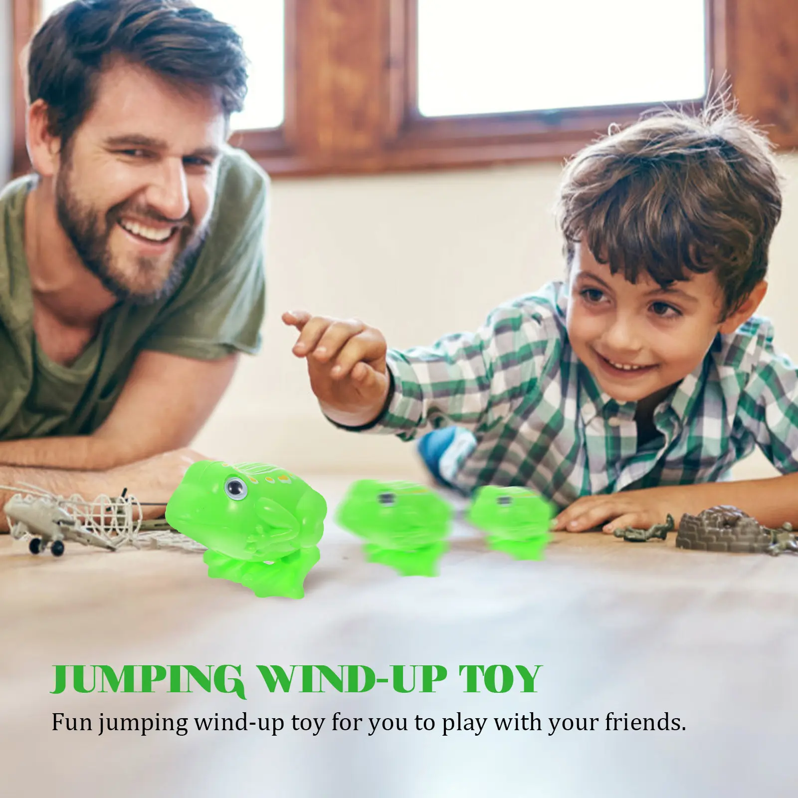 5 szt. Nakręcane żaby, zwierzątka nakręcane, kreatywne, rozwijające umiejętności motoryczne, zabawki do skakania dla dzieci, do zabawy wewnątrz i na zewnątrz.