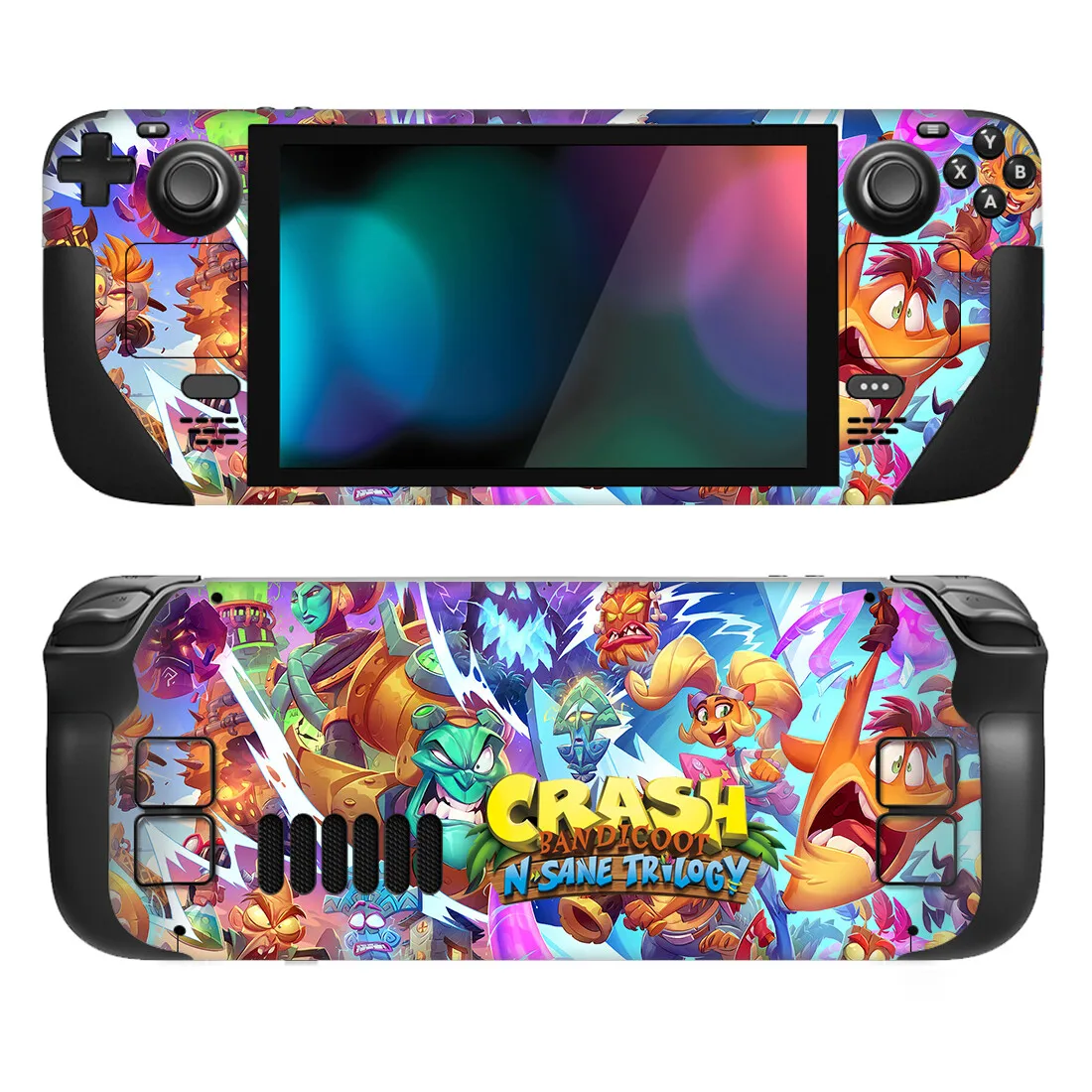 Crash Bandicoot Skin Sticker Decal Cover for Steam Deck Console Skins Vinyl