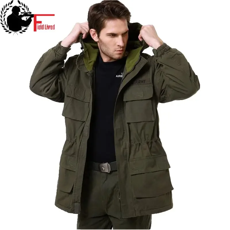 

Military Tactical Jacket Men Fleece Windbreak Warm Cotton Coat Camouflage Hooded Camo Outwear Army Style Male Overcoat Clothing