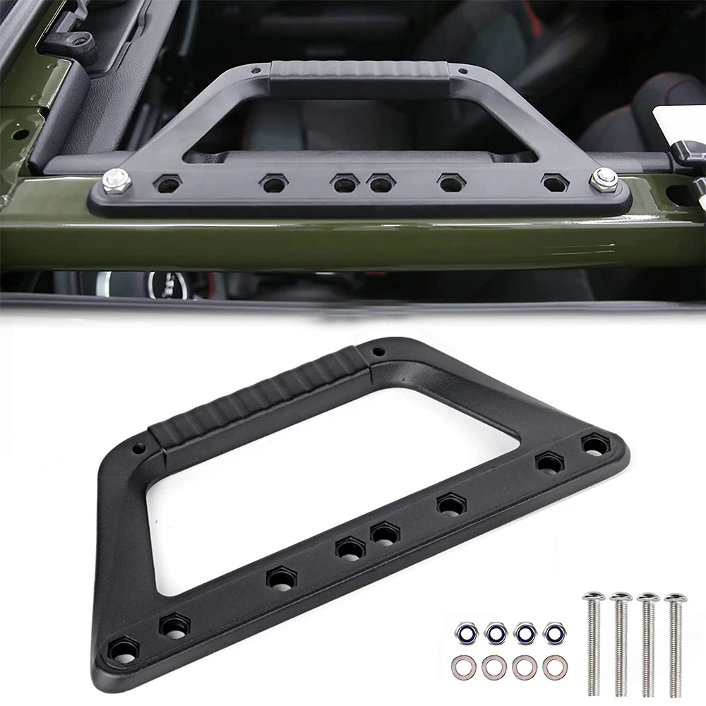 

1 PC Grab Handles Black Alloy Roll Bars Upgrade For Jeep Wrangler JL JLU Gladiator JT 2018-2022 2/4 Door Front Rear Universal