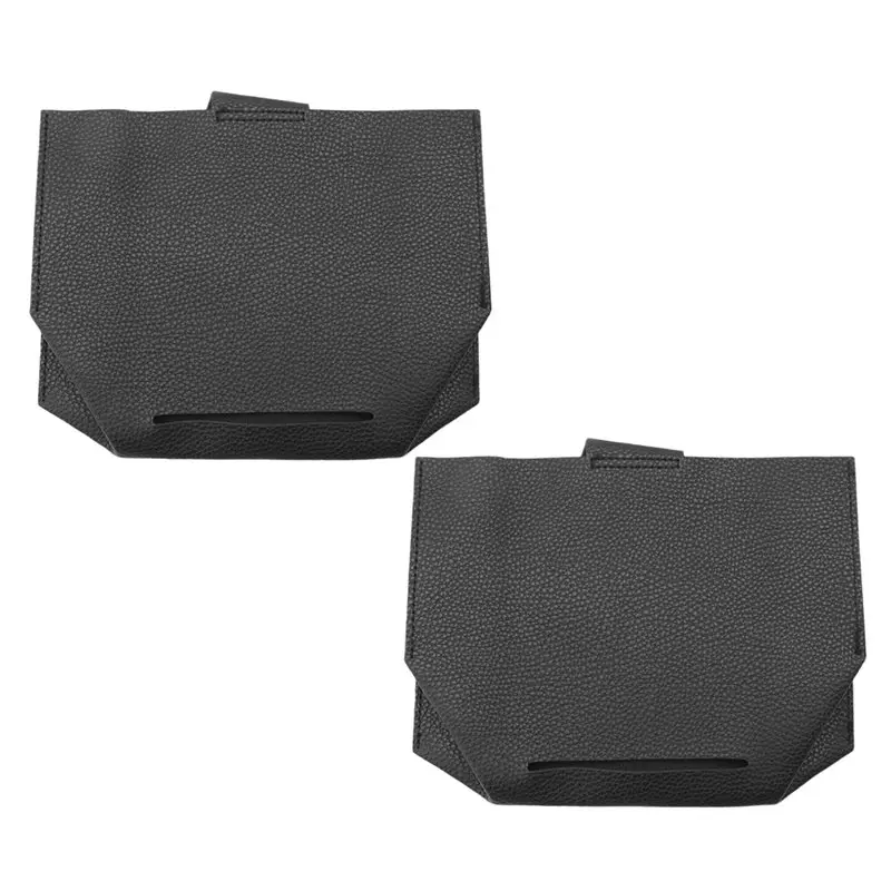 B69C Tissue Box Cover Holder Compatible With Paper Hand Towels,Leather Paper Towel Dispenser For Tabletop,Bathroom,Car,Office