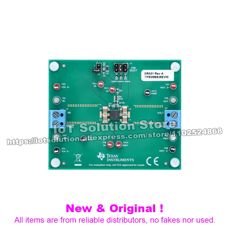 TPSM86838EVM TPSM86838 evaluation module 4.5-V to 28-V input, 8-A synchronous step-down power module