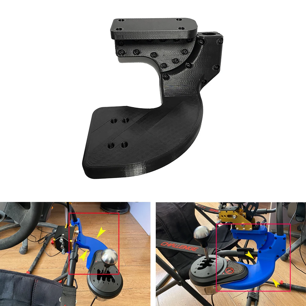 Handbrake Shifter Mounting Bracket Stand Holder for Thrustmaster TH8A Logitech G29 G27 Playseat Challenge Chair Left / Right