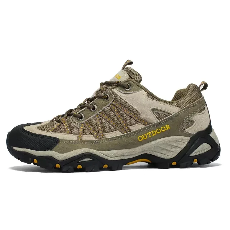 Women Men Outdoor Hiking Shoes Non-Slip Wear-Resistant Trekking Sneakers Breathable Mountain Climbing Boots for Camping Walking