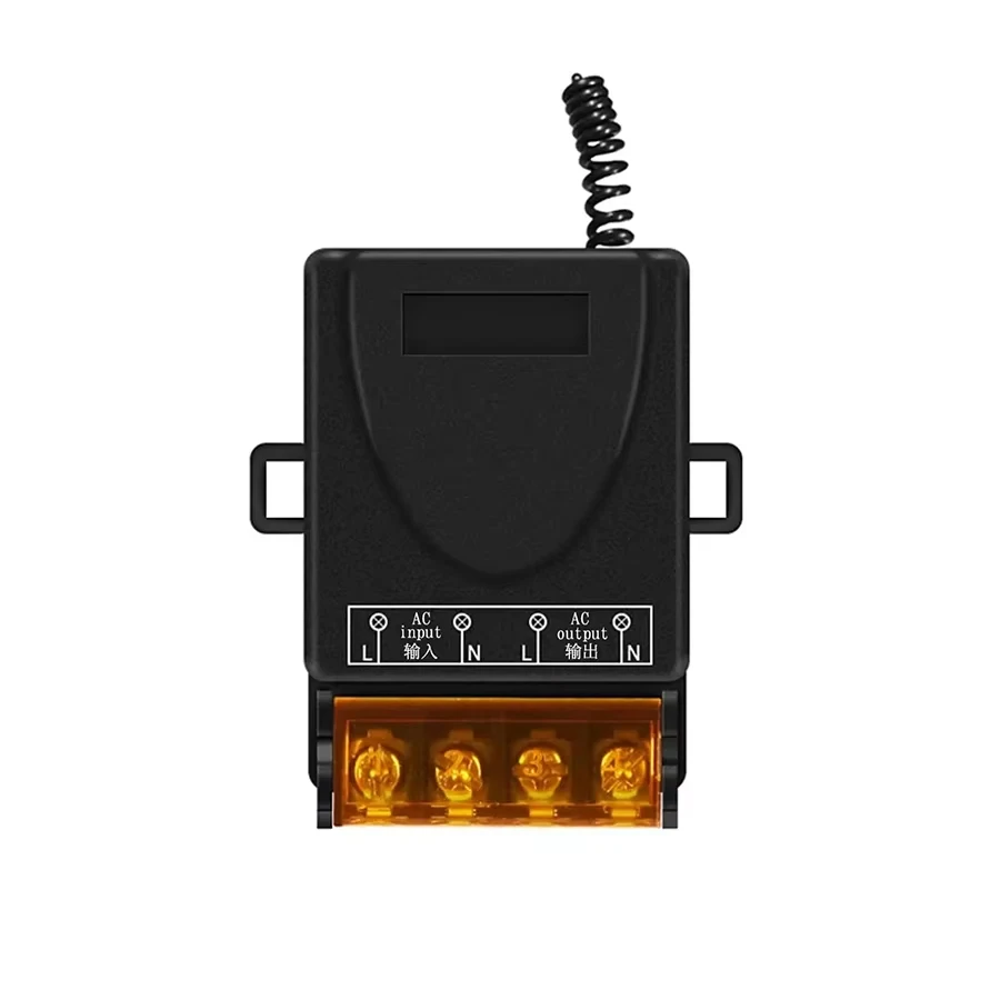 RF 433Mhz Draadloze Afstandsbediening Schakelaar AC 220V 110V 30A Relais Ontvanger + Aan/uit Zender Voor Elektrisch Apparaat LED Lamp