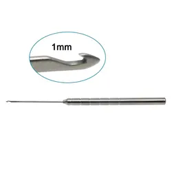 Surgical Wire Hook Pulling Hook Plastic Surgical Instrument Pointed Tip Stainless Steel