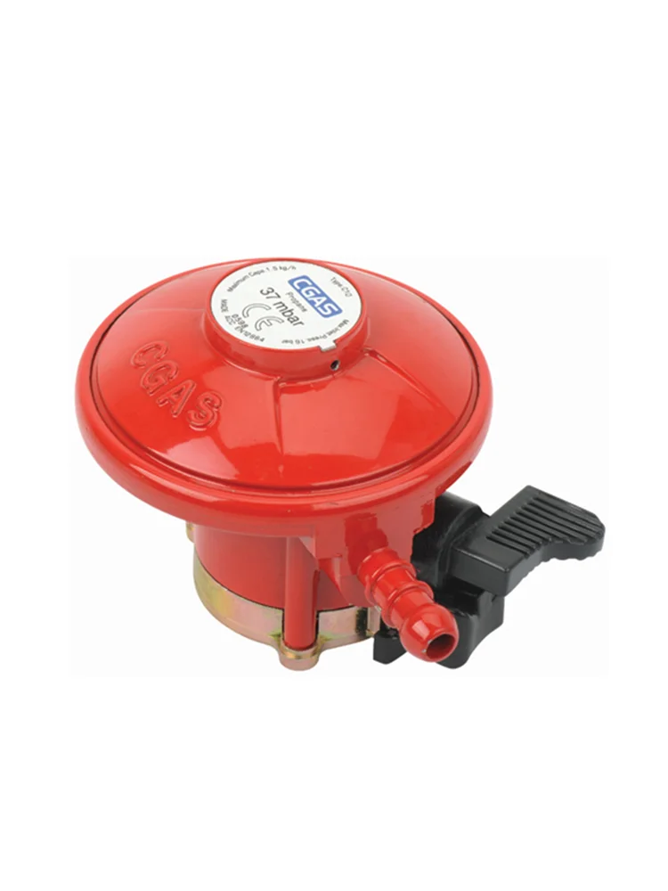 UK Home Cooking Low Pressure Gas Regulator SA UAE BBQ Grill Stove Parts Reducing Valve Gas 30MBAR lpg Gas Adapter 21 22mm Inlet