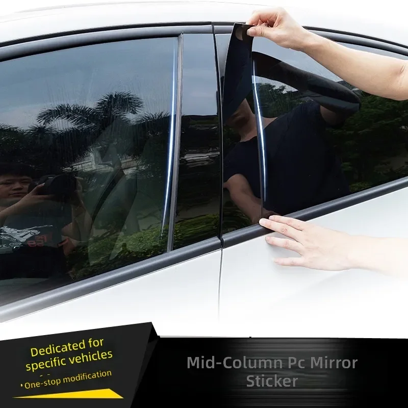 Window Trim Middle Column Sticker for Honda Shuttle 2nd Gen 3rd Gen Fit Jazz 2004 2005 2006 2007 Car Interior Decoration Auto