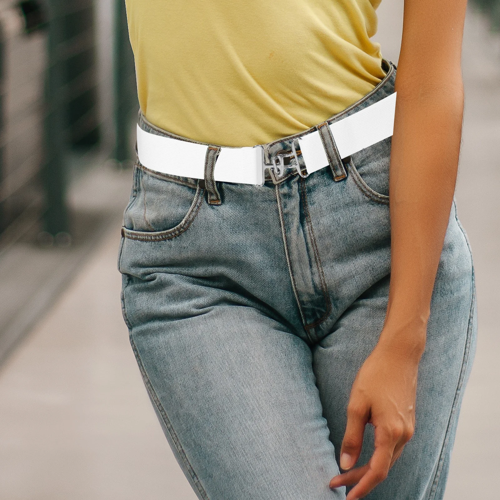 2 個の弾性乗馬ベルト調節可能なウエスト伸縮性乗馬ベルトサメバックル乗馬アクセサリーユニセックス