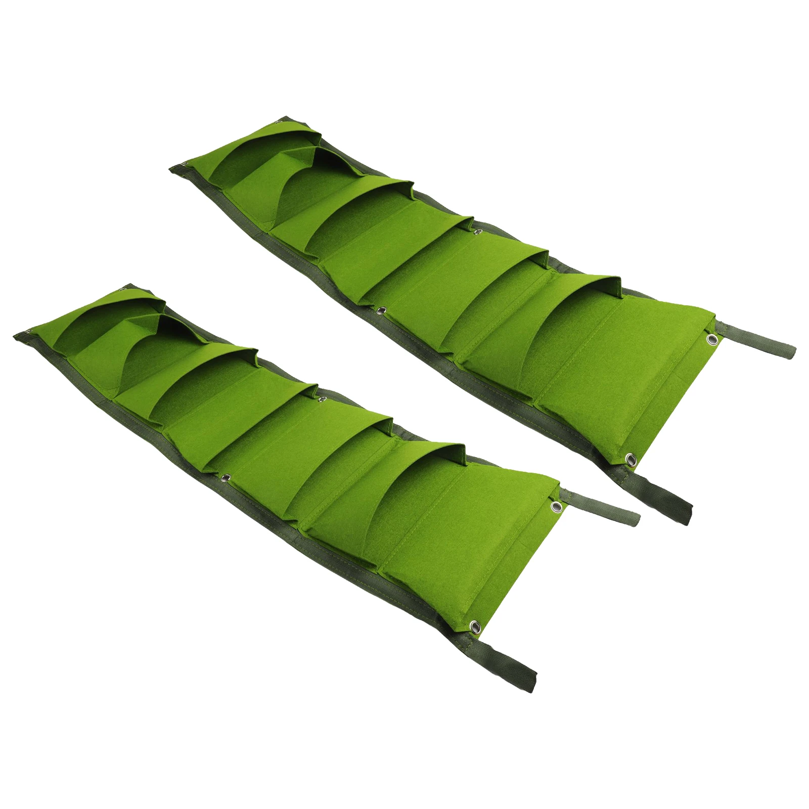 Wall-Mounted Plant Growing Bag Sturdy Use for versatile Use 28CM*100CM 2pcs Convenient Easy To Clean Easy To Hang