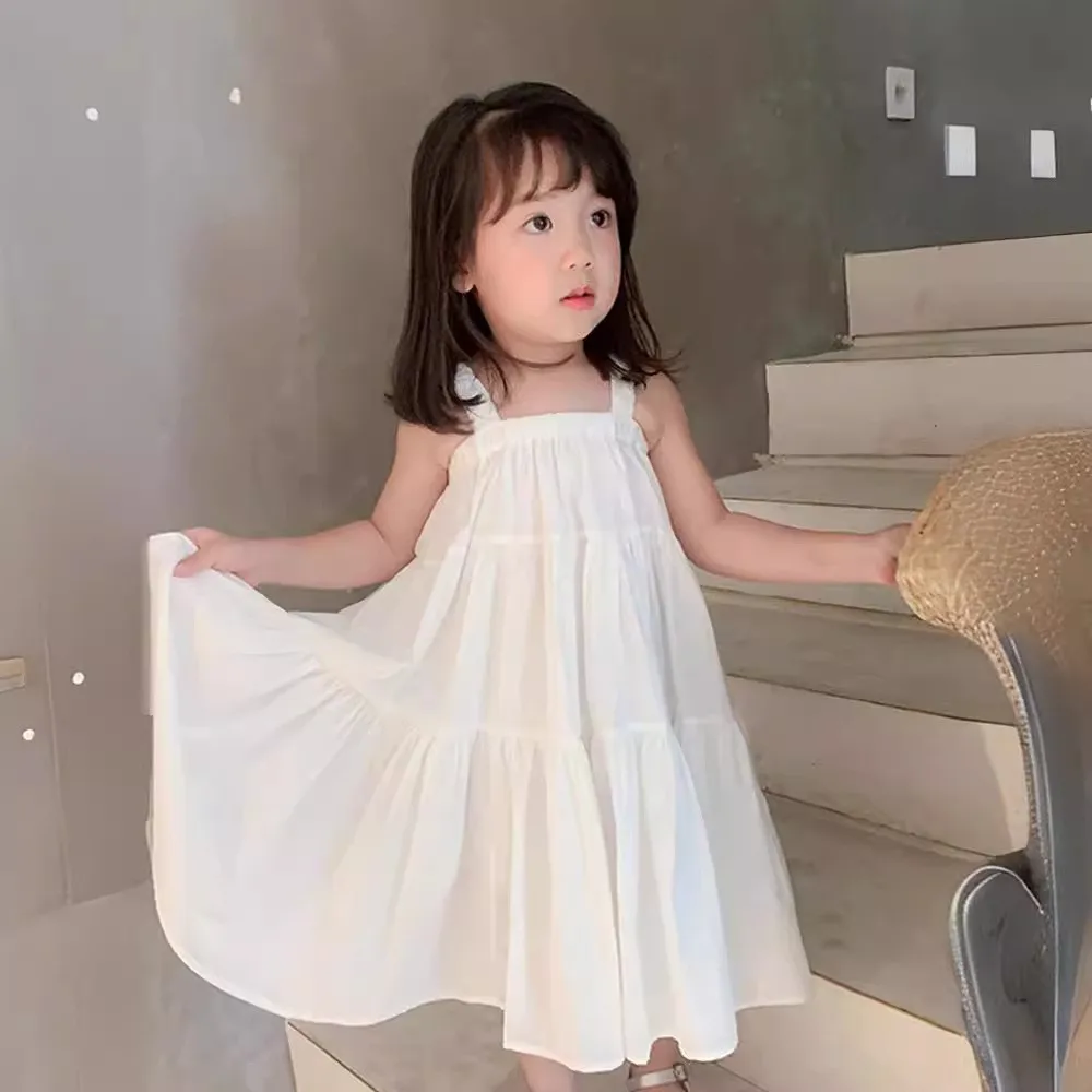2026 Summer Dress New Girlfriend Sleeveless Skirt for Girls Seaside Vacation Fashion Beach Dress Super Fairy Dress