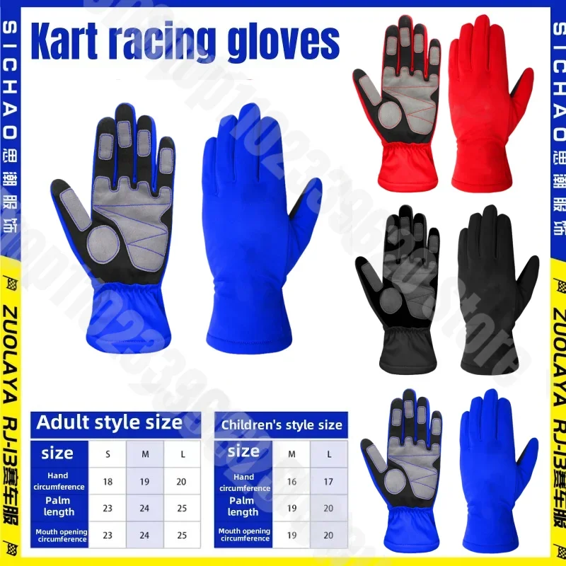 Atmungsaktive wasserdichte Kinder/Erwachsene Kart Renn handschuhe Anti-Rutsch-Outdoor-ATV-Trainings handschuhe Anti-Rutsch-Touchscreen F1 Handschuhe