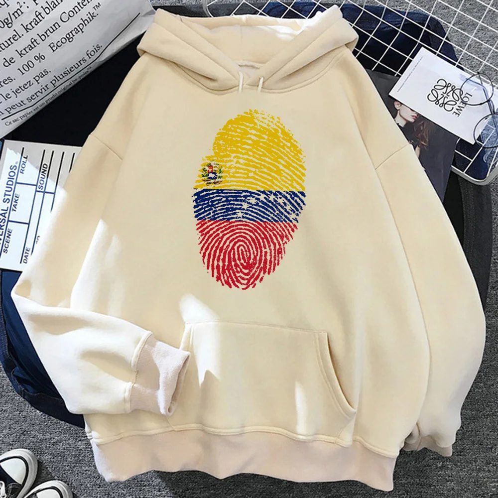 

Venezuela hoodies women sweat y2k streetwear Fleece japanese Pullover sweatshirts women anime sweatshirts