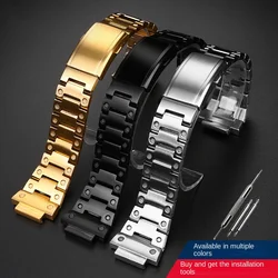 GA2100 metal strap for G-SHOCK ga-2100 stainless steel strap Casioak GA2110  Bracelet GA-2100 case watchband MOD bezel +tools