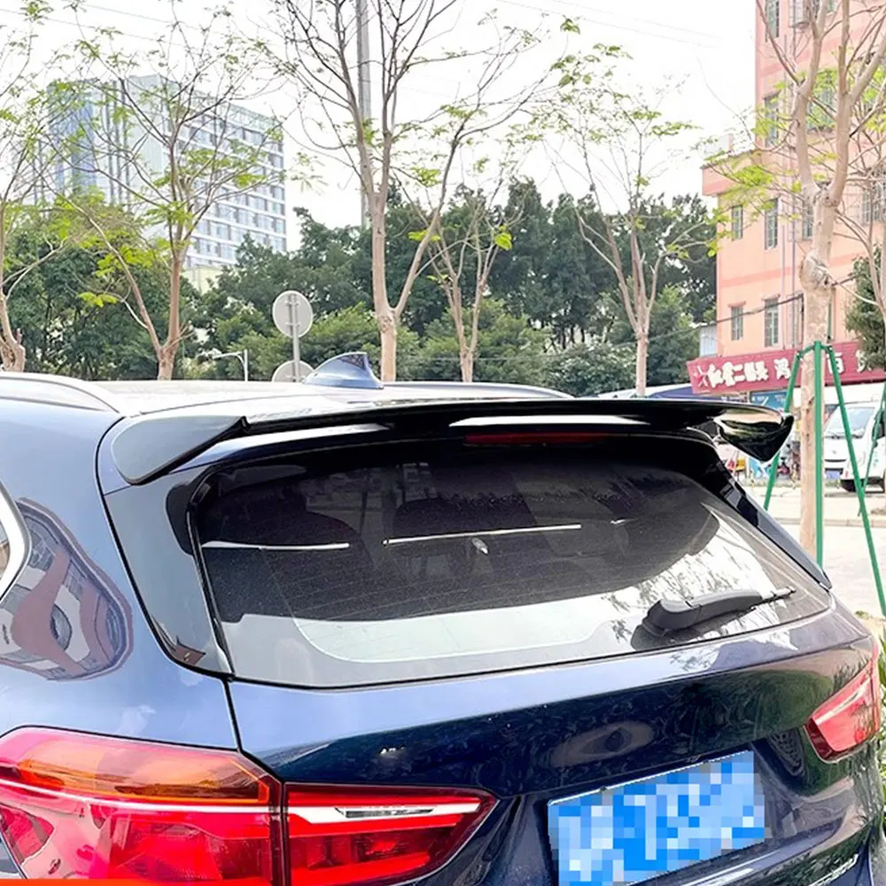 For BMW 1 Series E84 2013-2023 Hatchback Car Rear Luggage Lid Spoiler Universal B Design Style Rear Wing Retrofit ABS Material