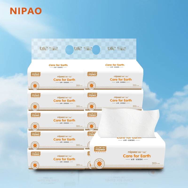 

NIPAO Facial Tissues 280 Sheets Of Household Thick And Affordable 4-Layer Thickened Napkins And Premium Toilet Paper