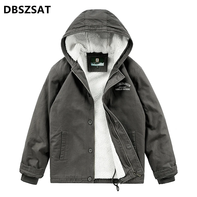 Winter Warm Jacket Men Thicken Wool Liner Outwear Windbreaker Mens Jackets Fashion chaqueta hombre Coats Male Plus Size M-6XL