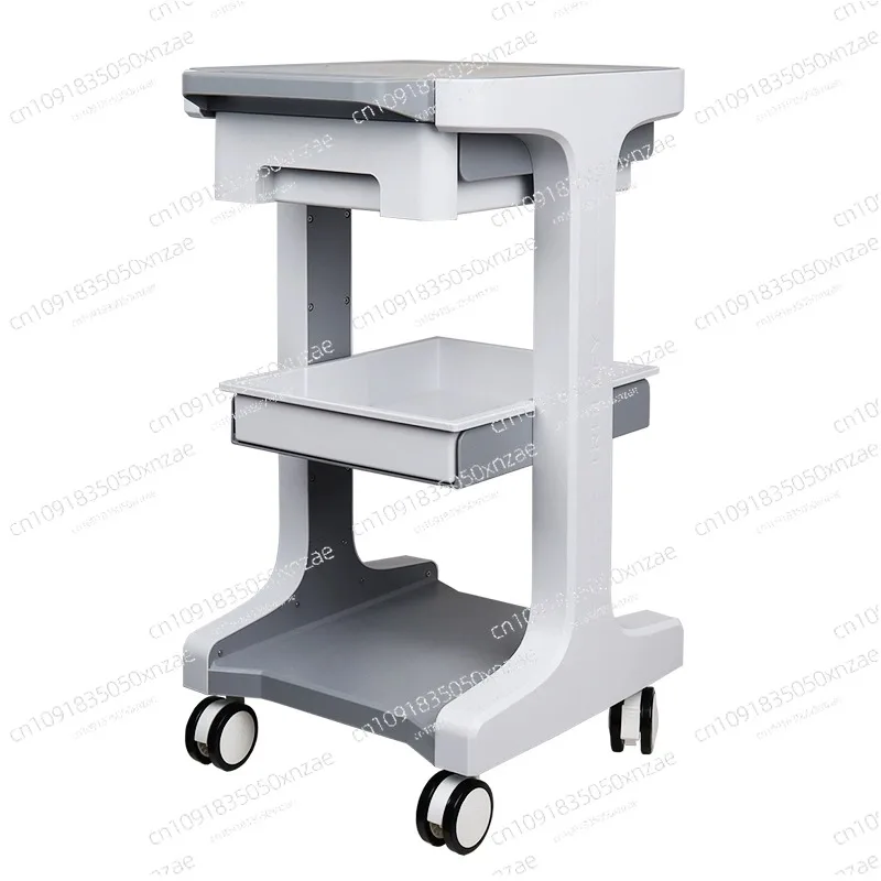 Oral Treatment Cart Beauty Instrument Mobile Trolley Beauty Salon Dedicated Storage Rack