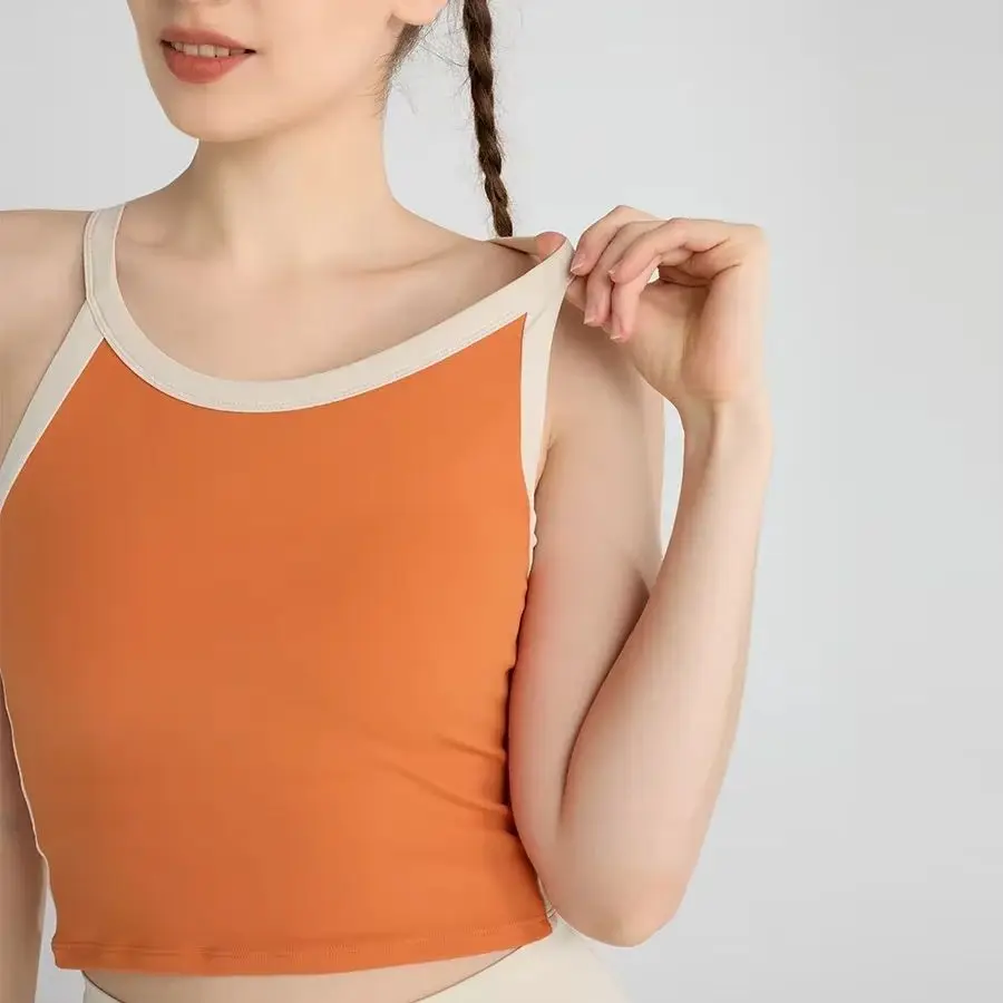 جديد إمرأة سترة يوجا سترة رياضية علوية رفع اللياقة البدنية ثابتة مع وسادة اليوغا الصدرية الملابس الداخلية الرياضة القمم المرأة تنفس صدرة للجري الصالة الرياضية 👚