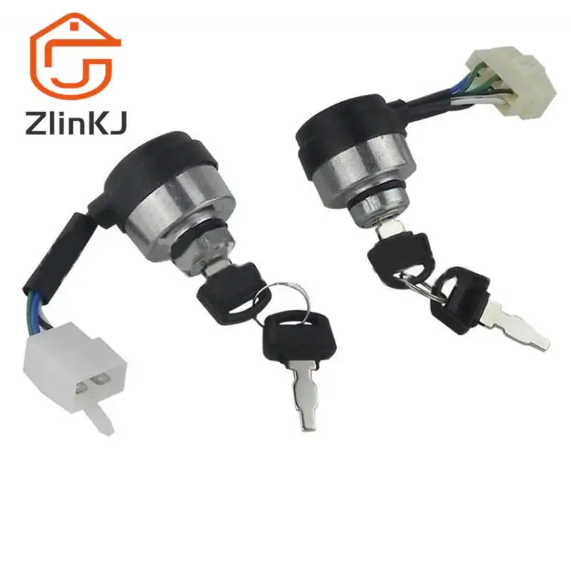 4/6 Wire Way Gasoline Generator Ignition Start Key Lock Combination Switch For 2-3KW 168F and 5-8kw 188F Generator Accessories