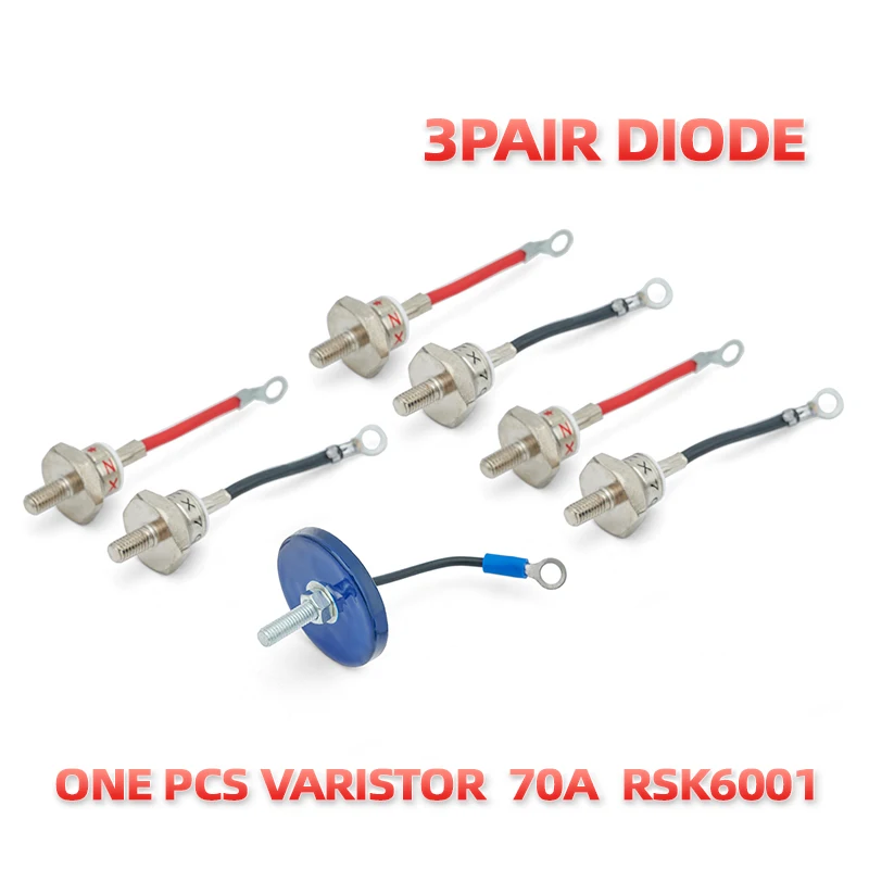 Alternator rectifier Diode 70Amp  3 pairs RSK6001 one pcs varistor for generator below 300kw