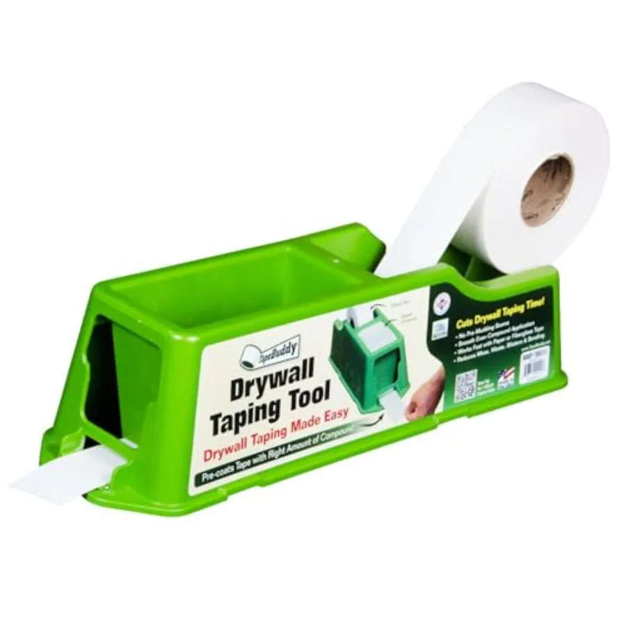 

Buddy Tools TapeBuddy Drywall Taping Tool - Simplifies Drywall Banjo Taping - Reliable and Efficient Tape Dispenser for DIYers