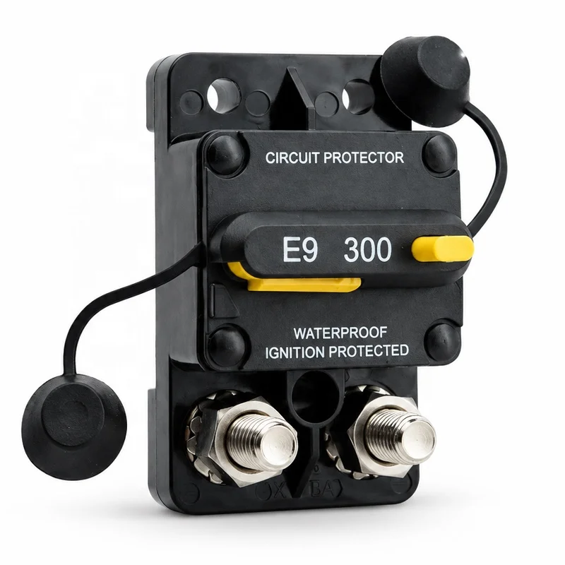 300A DC Industrial Automotive Circuit Breaker for Marine Solar Truck Car Audio Systems High Voltage 2-Pole Panel
