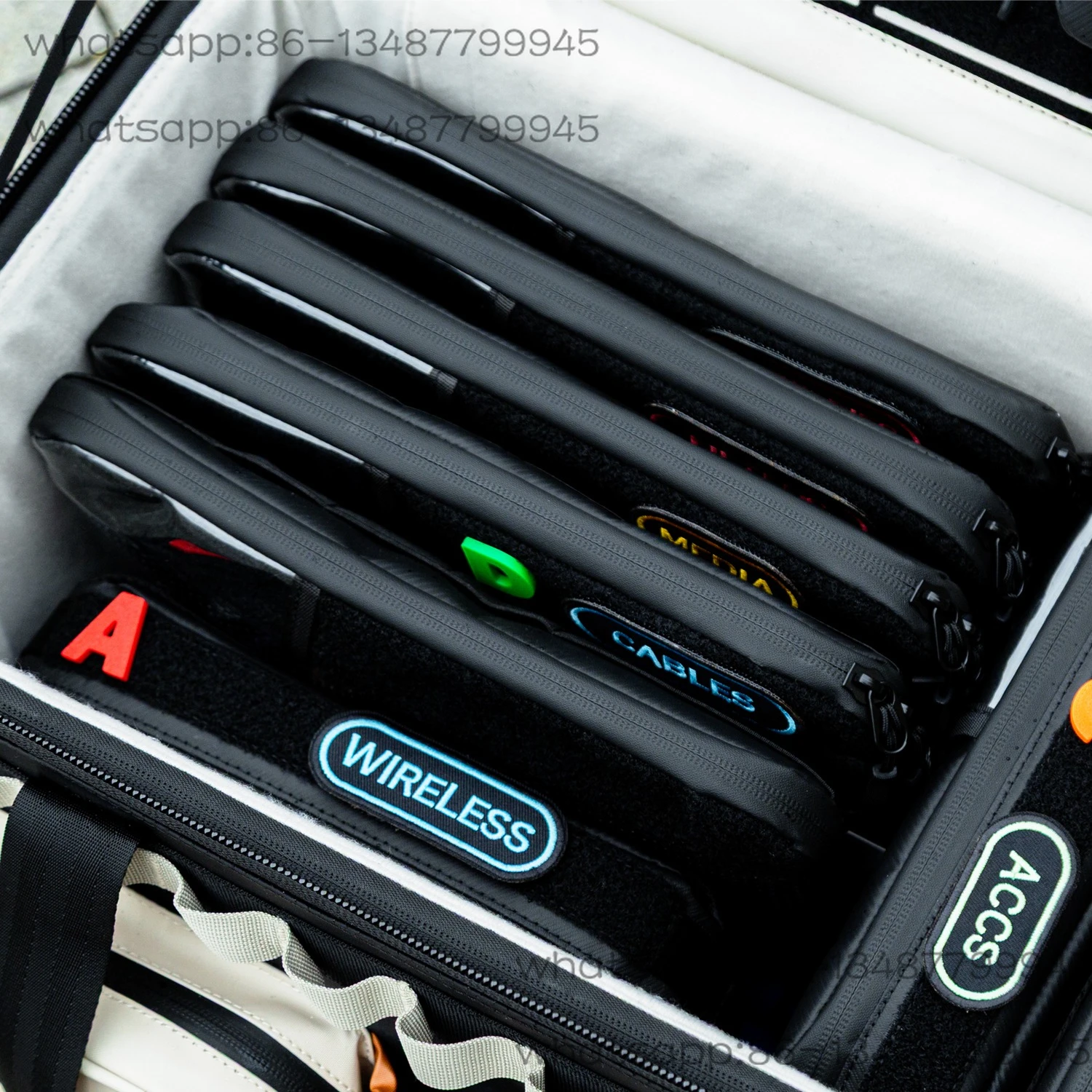 Saco de armazenamento transparente em camadas Ba