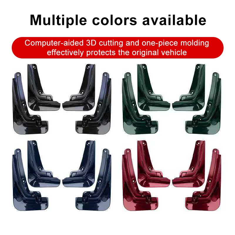 درابزين السيارة لـ Denza D9 2022 2023 2024 طلاء الخبز المضاد للحشف واقيات الطين اللوحات الحرس سبلاش رفرف الطين أجزاء الملحقات #6