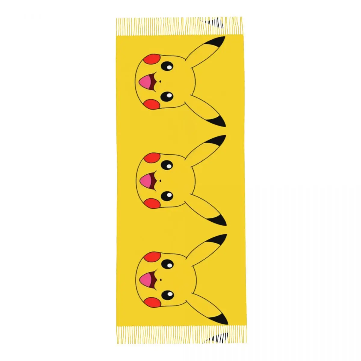 Pokemon Pikachu Gioco Cartoon Scialle Avvolge per donna Calda grande sciarpa lunga Sciarpe con scialle di Pashmina anime carine