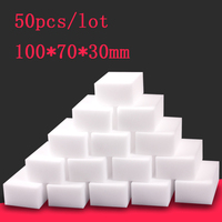 50pcs White Magic Melamine Sponge Eraser Kitchen Office Bathroom Clean Accessory/Dish Cleaning  Nano 100*70*30mm