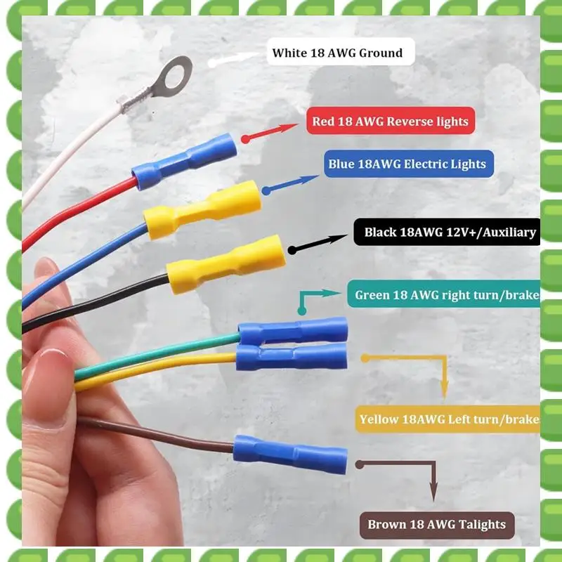 

A04V 7-контактный разъем для прицепа, 7-контактный разъем для прицепа на колесах, адаптер для электрического провода прицепа, быстрый преобразователь с монтажным кронштейном