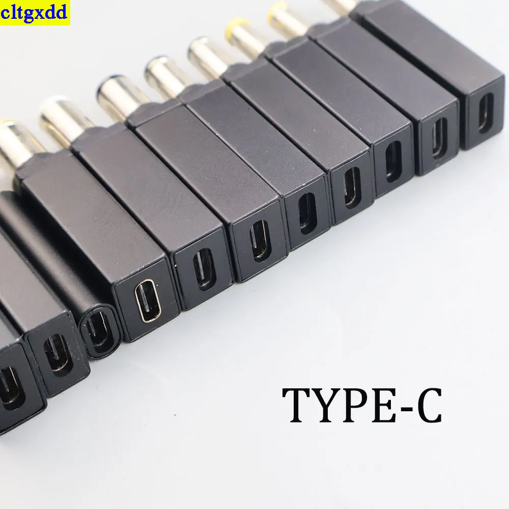 Cltgxdd 1piece Laptop PD Power Adapter USB Type C Female to DC 7.4x5.0/4.5x3.0/5.5x2.5mm Suitable for Lenovo Asus HP DELL Plug